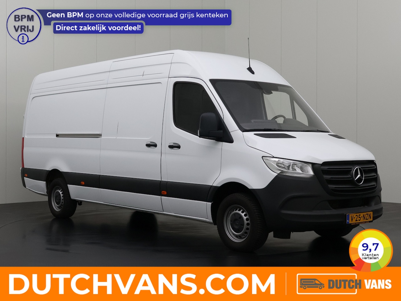 Mercedes-Benz Sprinter - 315CDI L3H2 Maxi | Multimedia | 3500kg Trekhaak | Airco | Cruise | 3-Zits | Fabrieksgarant - AutoWereld.nl