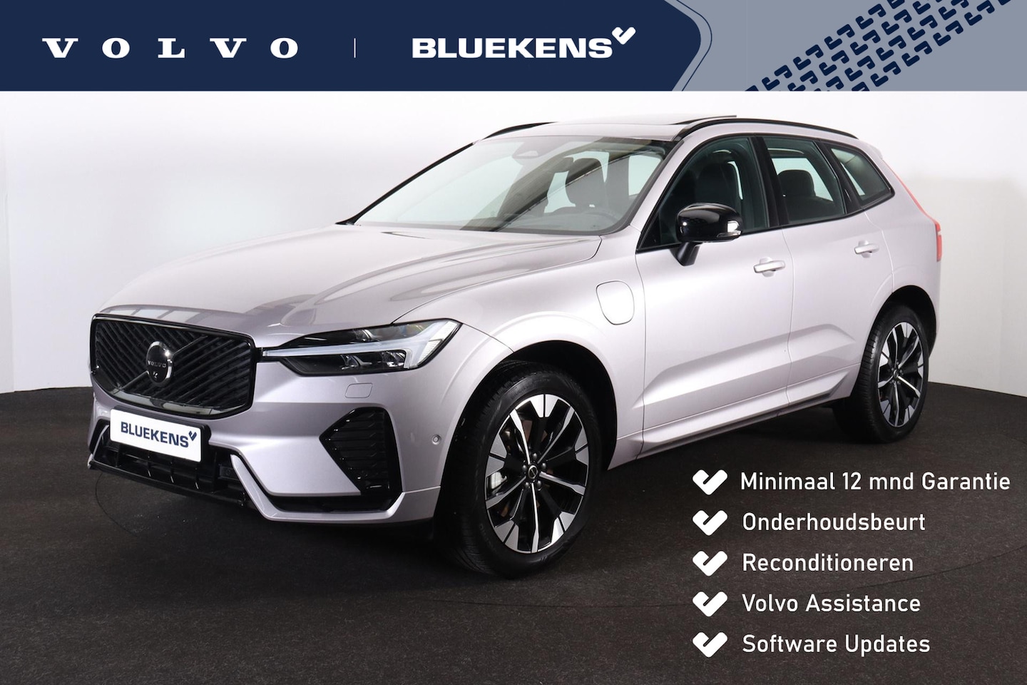 Volvo XC60 - T6 Recharge AWD Ultra Dark - Panorama/schuifdak - IntelliSafe Assist & Surround - 360º Cam - AutoWereld.nl