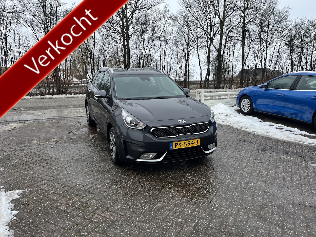 Kia Niro - 1.6 GDi Hybrid First Edition LEER TREKHAAK CARPLAY CAMERA - AutoWereld.nl