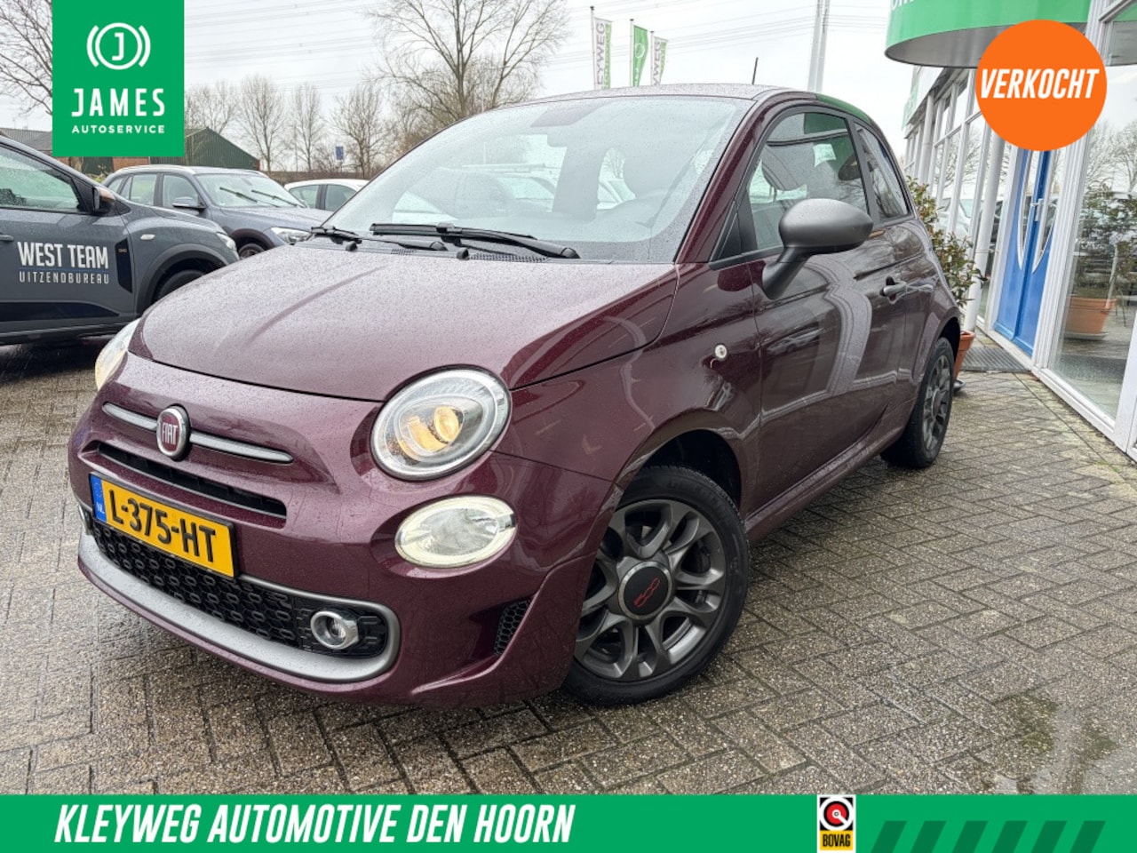 Fiat 500 - 1.0 Hybr. Sport, Zijskirt, 16"inch, Carplay, PDC - AutoWereld.nl