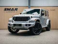 Jeep Wrangler Unlimited - 4xe 380 Sahara | Corse Edition Custom Made | Hybride | Stuur- en Stoelverwarming | Achteru