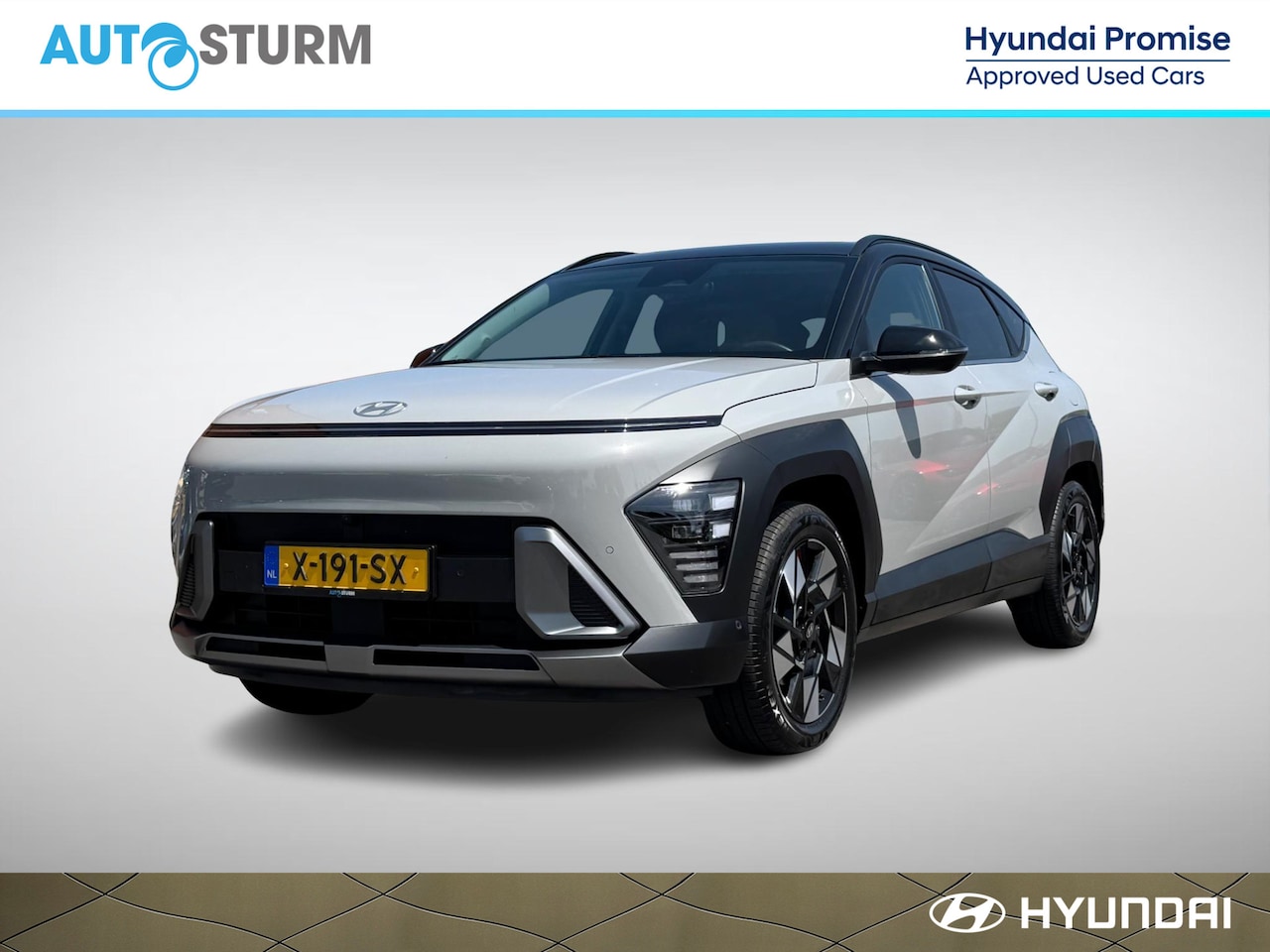 Hyundai Kona - 1.6 GDI HEV Premium | Two-Tone Lakkleur | Stoelverwarming + -Ventilatie | 360° Camera | Le - AutoWereld.nl
