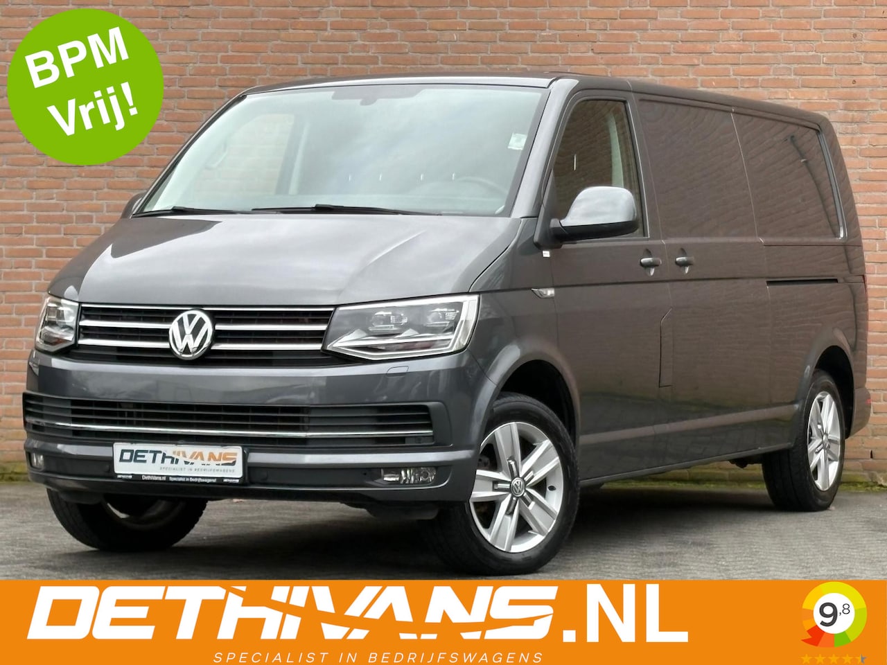Volkswagen Transporter - 2.0TDI 150PK Lang / Cruisecontrol / LED /Euro6 - AutoWereld.nl