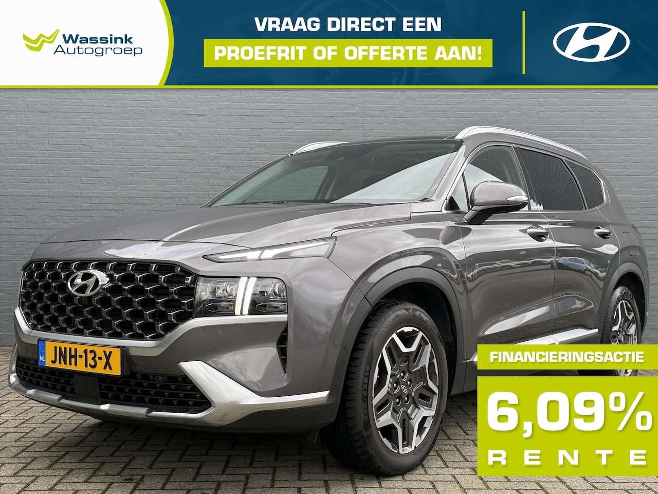 Hyundai Santa Fe - 1.6 T-GDi PHEV 265pk Aut. (7-zit - AutoWereld.nl