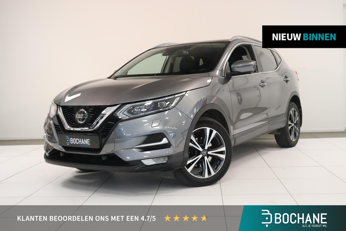 Nissan Qashqai - 1.3 DIG-T Tekna | Panoramadak | Adaptieve Cruise | LED | 360° camera | All season | - AutoWereld.nl