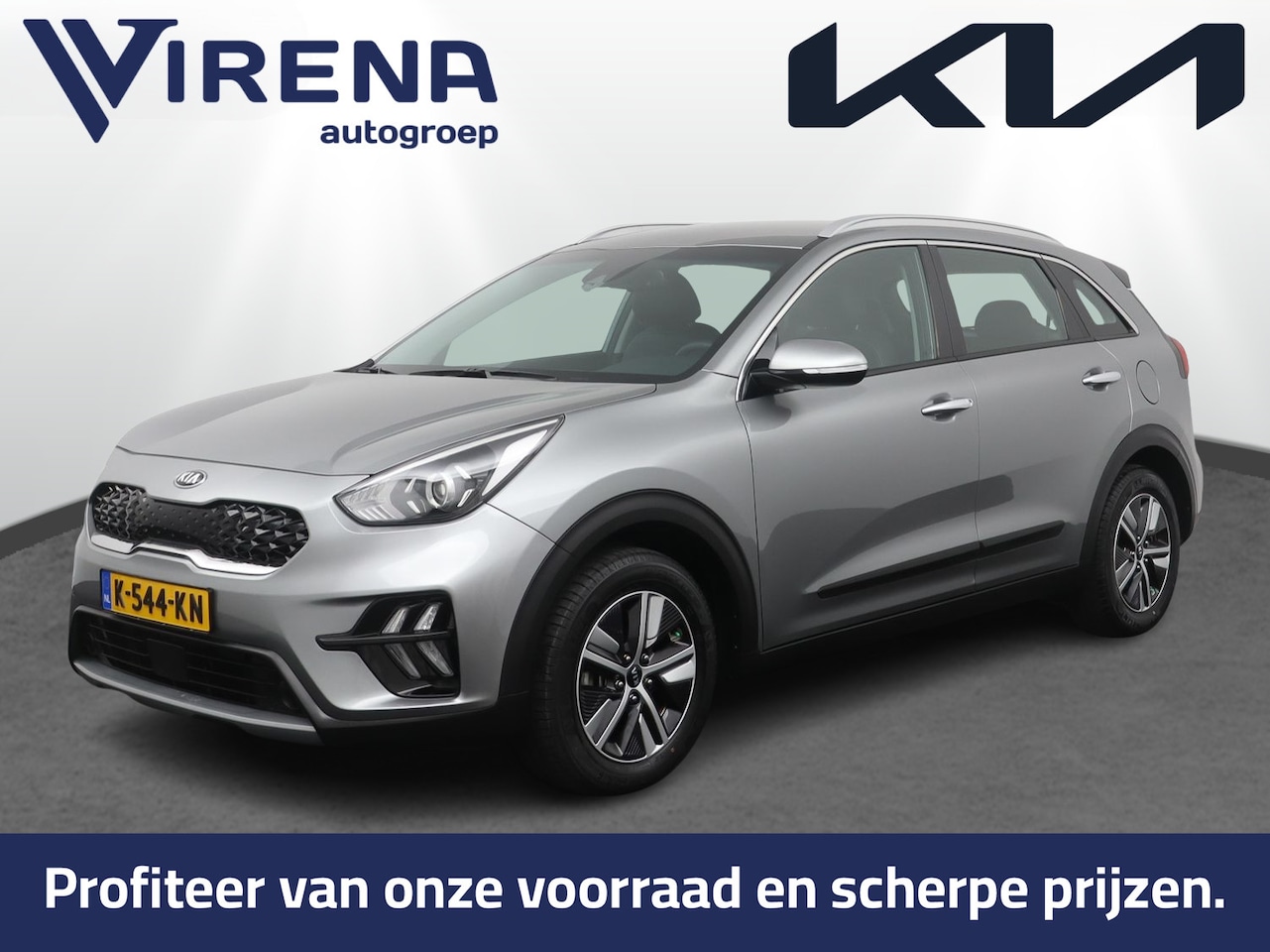 Kia Niro - 1.6 GDi Hybrid DynamicLine - Adaptive Cruise Control - Climate Control - Navigatie - Acht - AutoWereld.nl
