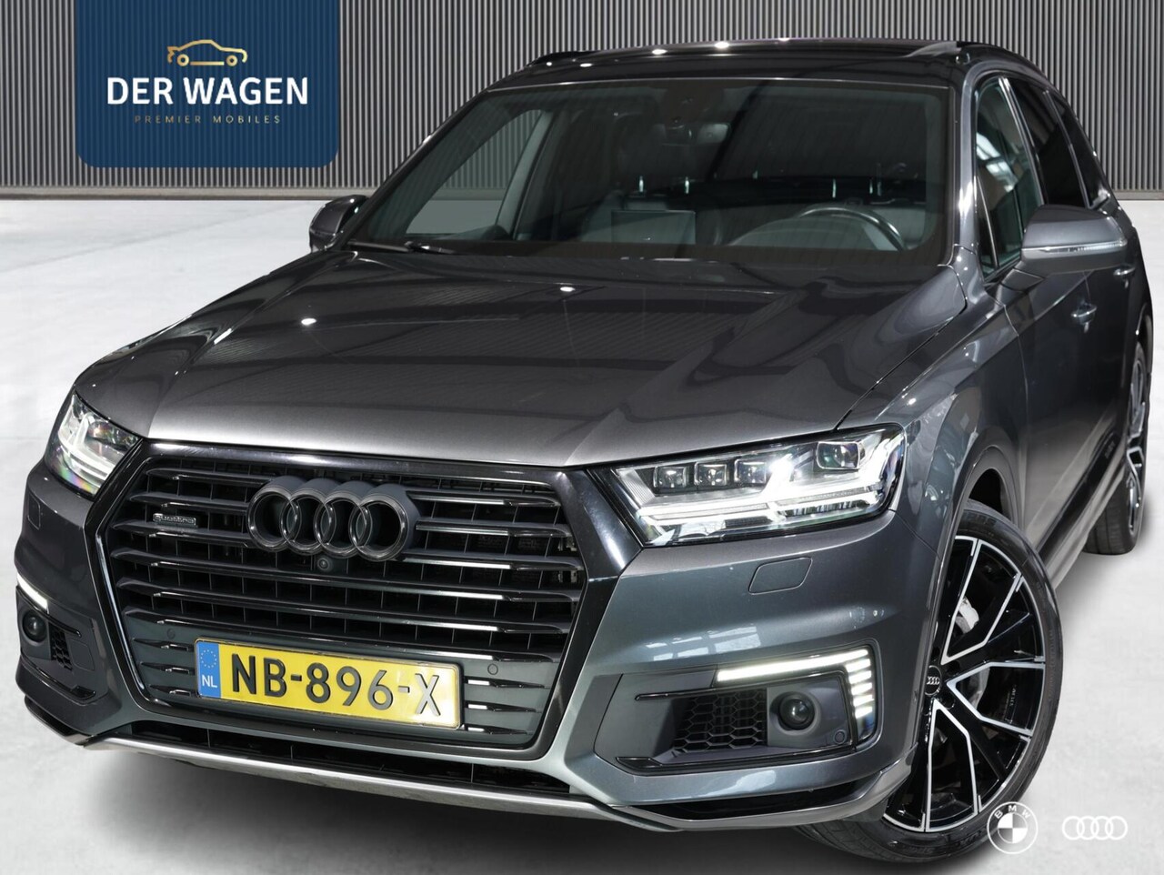 Audi Q7 - 3.0 TDI ETRON / 3x S LINE / PANODAK / BOSE / ACC / TREKHAAK / 22" - AutoWereld.nl