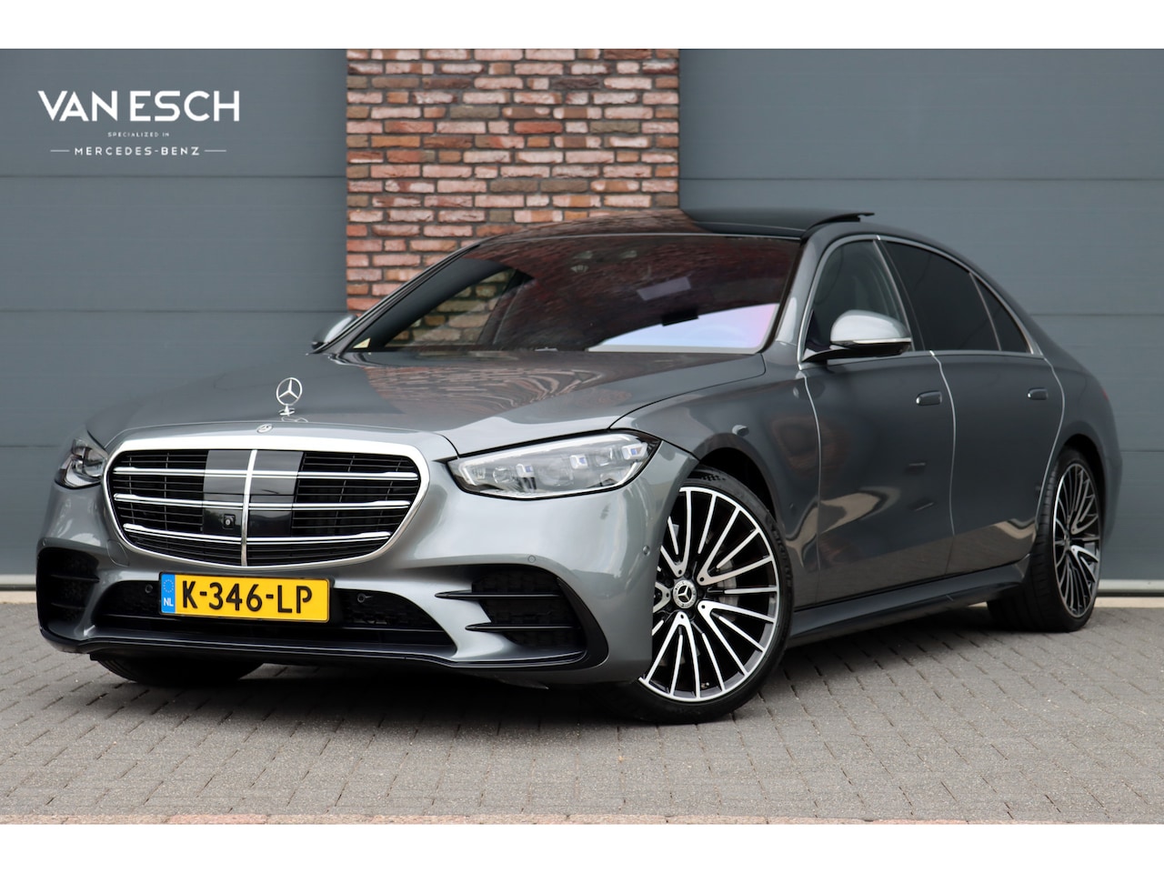 Mercedes-Benz S-klasse - 500 4MATIC Lang AMG Line Aut9 | Airmatic | Achterasbesturing | Distronic+ | Massage | Stoe - AutoWereld.nl