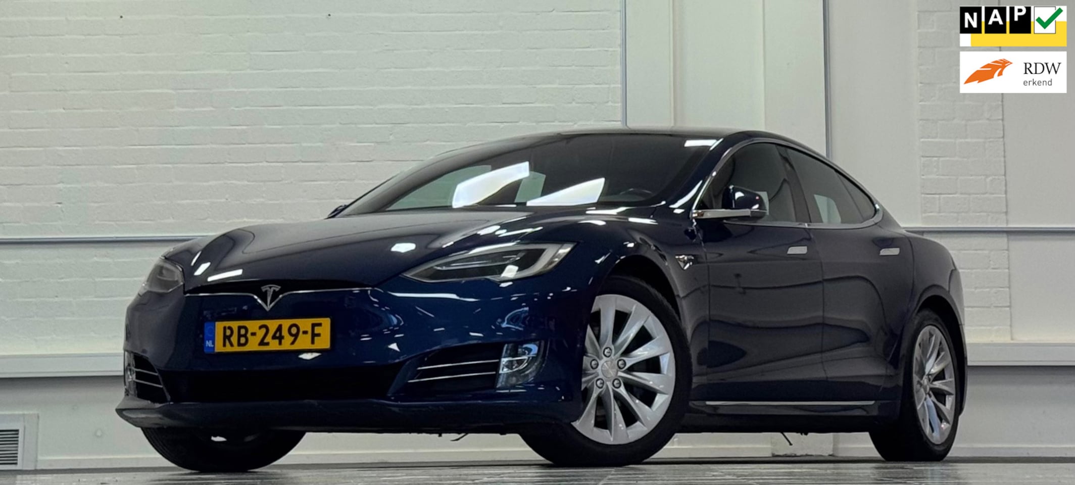 Tesla Model S - 100D SOH 93% Premium upgradepakket/Connectivity Panoramadak - AutoWereld.nl