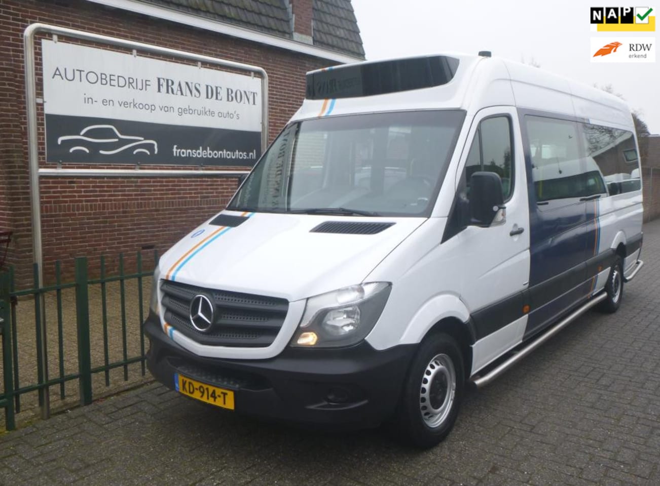 Mercedes-Benz Sprinter - 313 2.2 BlueTEC 432 HD AIRCO 9 PERSOONS € 7950 EX BTW - AutoWereld.nl