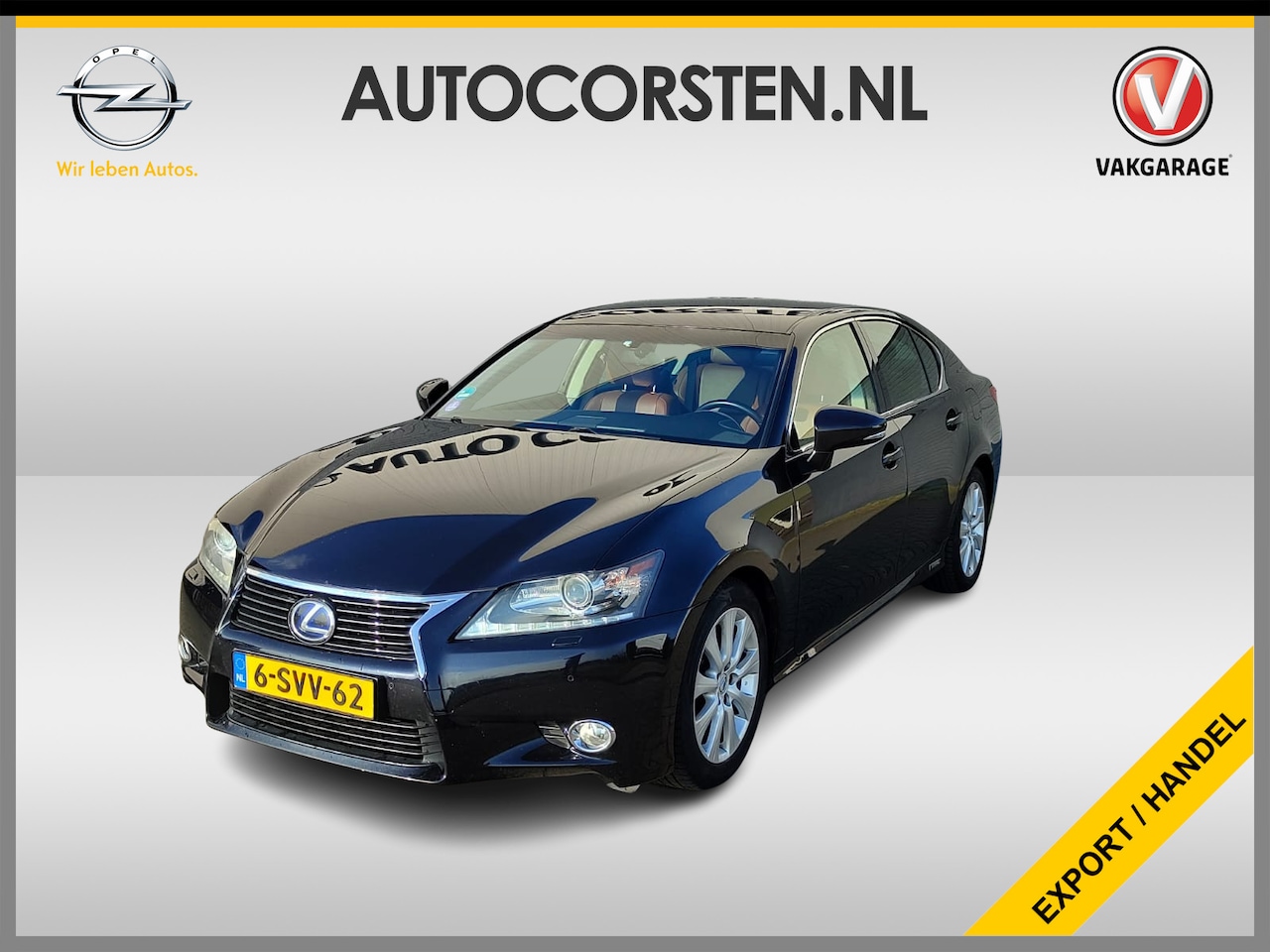 Lexus GS - 300h hybride AUT. Leer Memory-Seats+Heated+Ventilated Camera Bi-Xenon+Washers Levinson-HiF - AutoWereld.nl