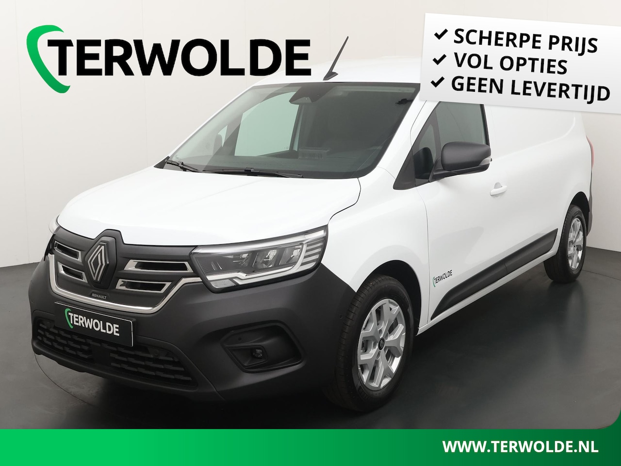 Renault Kangoo E-Tech - GB L2 E-Tech electric 120 pk advance | Trekhaak (met 13-polige stekkerdoos) | reservewiel - AutoWereld.nl
