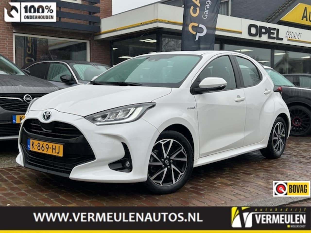 Toyota Yaris - 1.5 Hybrid 116PK Dynamic Automaat + 16"/ Clima/ Ad.Cruise/ CarPlay/ Camera/ Full-LED/ NL a - AutoWereld.nl