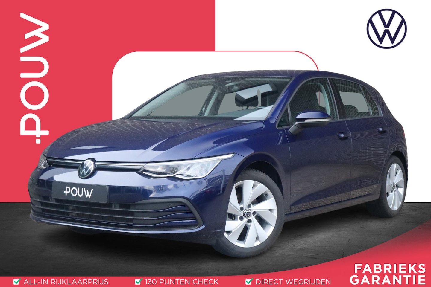 Volkswagen Golf - 1.0 TSI 110pk Life | Navigatie | Adaptive Cruise | 17" Velgen - AutoWereld.nl