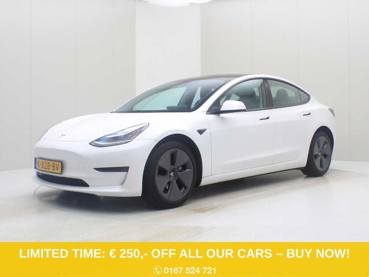 Tesla Model 3 - Long-Range AWD 351pk 75 kWh 94% SoH FACELIFT [ WARMTEPOMP+AUTOPILOT+620KM WLTP+PREMIUM AUD - AutoWereld.nl
