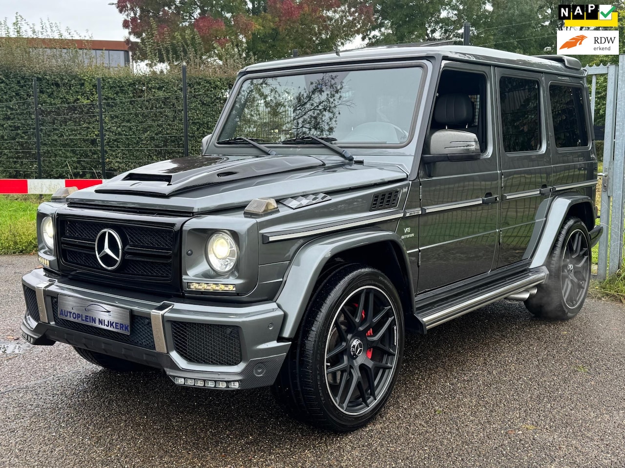 Mercedes-Benz G-klasse - AMG G63 5.5 Bi-turbo Brabus Look 22inch Designo - AutoWereld.nl