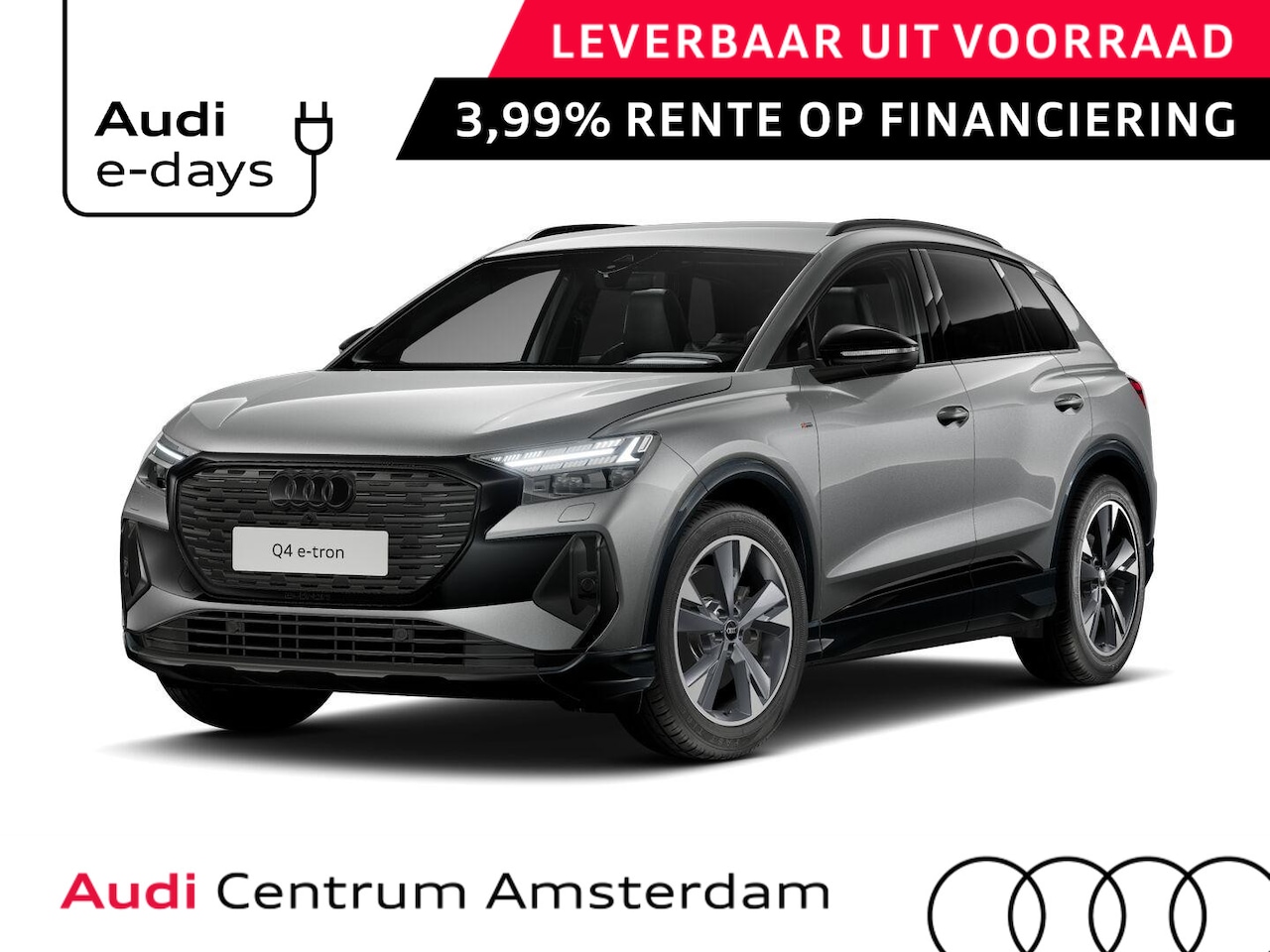 Audi Q4 e-tron - 45 S edition Competition 82 kWh 286 pk | Assistentiepakket plus | Comfortpakket | Ambient - AutoWereld.nl