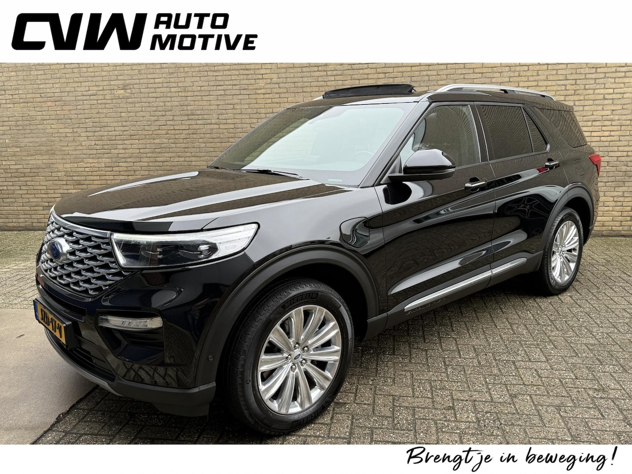 Ford Explorer - 3.0 V6 EcoBoost 457pk PHEV Platinum | 7-persoons | 360 camera | Panoramadak | Stoelverwarm - AutoWereld.nl