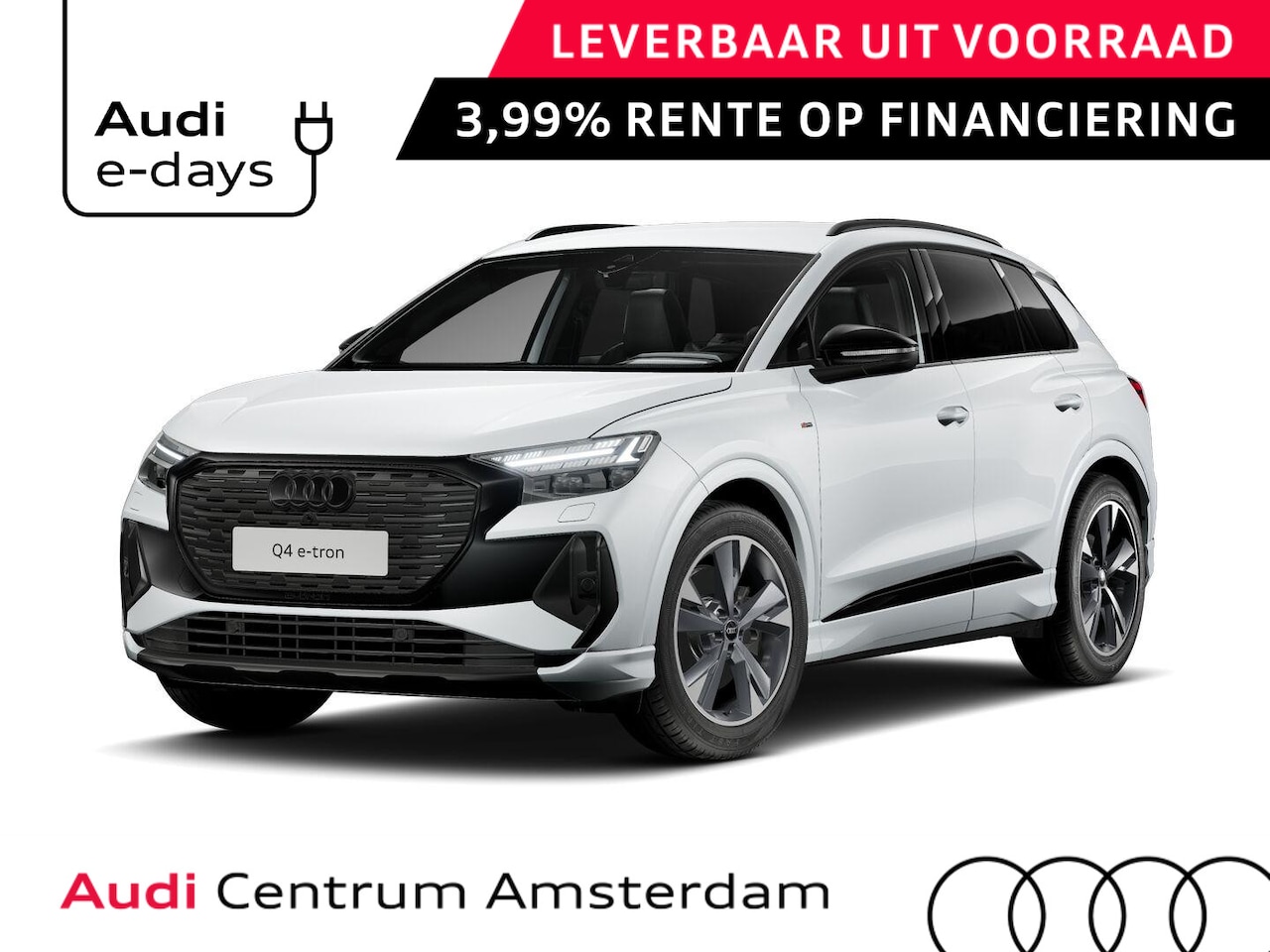Audi Q4 e-tron - 45 S edition Competition 82 kWh 286 pk | Assistentiepakket plus | Comfortpakket | Ambient - AutoWereld.nl