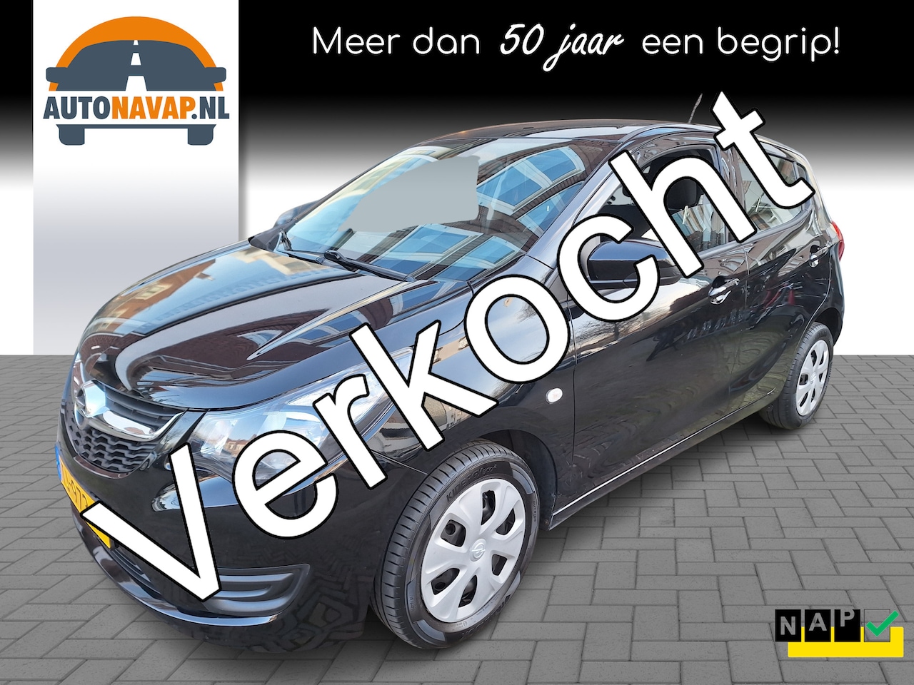Opel Karl - 1.0 ecoFLEX Edition 5Drs /57.000 Km/Airco/Cruise/1e Eig/Garantie - AutoWereld.nl