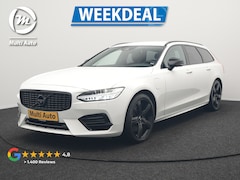Volvo V90 - T8 AWD R-Design Plug In Hybrid 394pk Dealer O.H. PHEV | Adaptive Cruise | 360 Camera | Bla