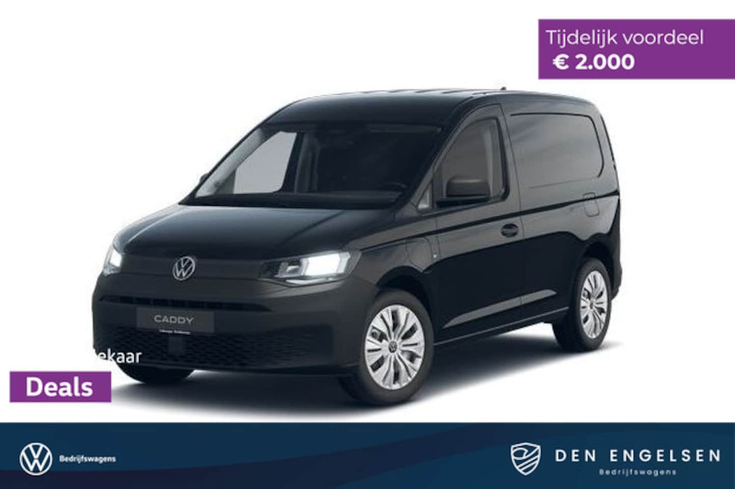 Volkswagen Caddy Cargo - 1.5 TSI Hybride DSG, Climatronic, Achterdeuren zonder deuren, DAB+, Cruise control - AutoWereld.nl
