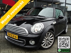 MINI Cabrio - 1.6 Cooper Chili | 72.735 KM NAP | LEDER | STOELVERWARMING | CRUISE CONTROL | CLIMATE CONT