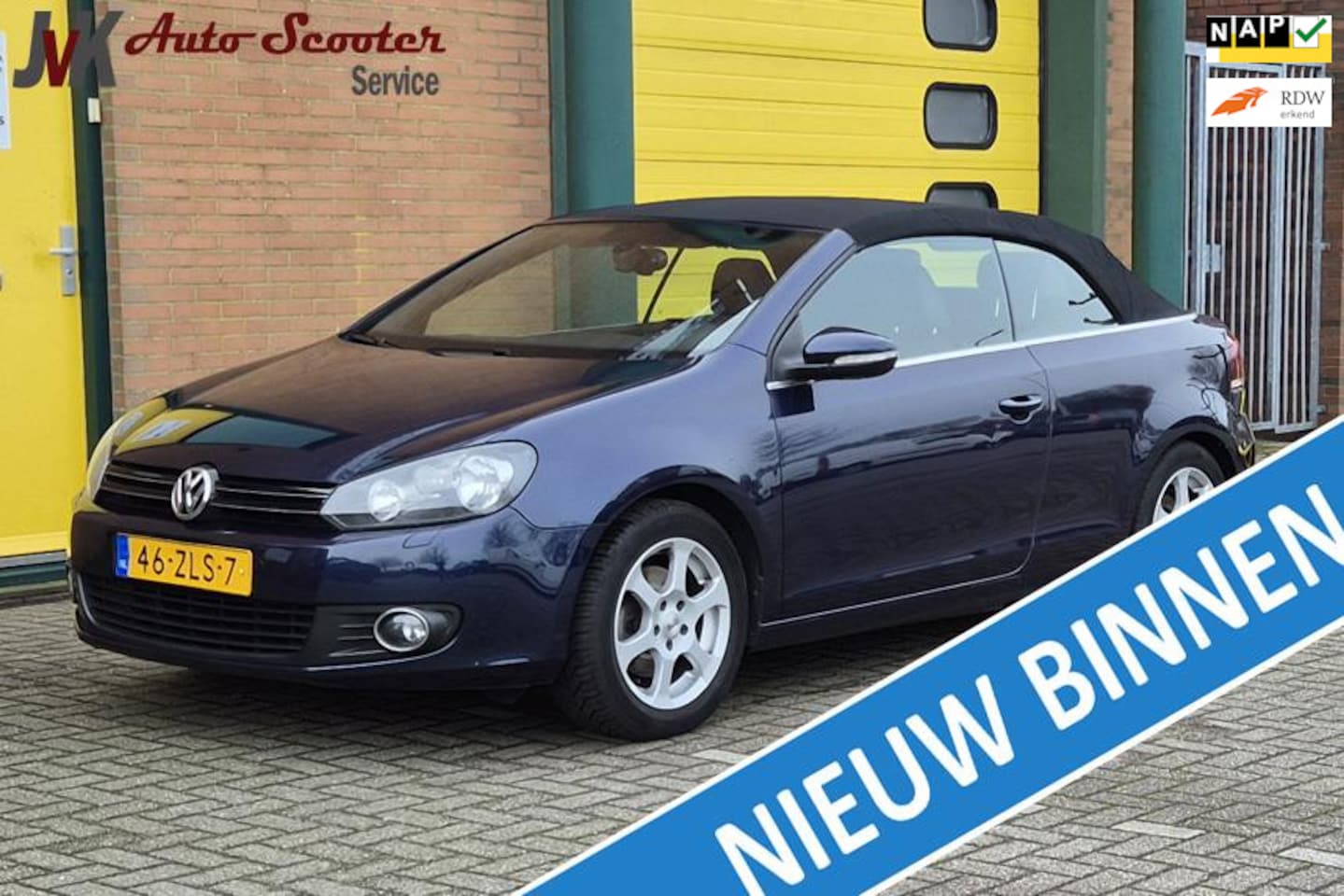 Volkswagen Golf Cabriolet - 1.4 TSI Airco! Cruise Control! Trekhaak afneembaar! NAP! - AutoWereld.nl