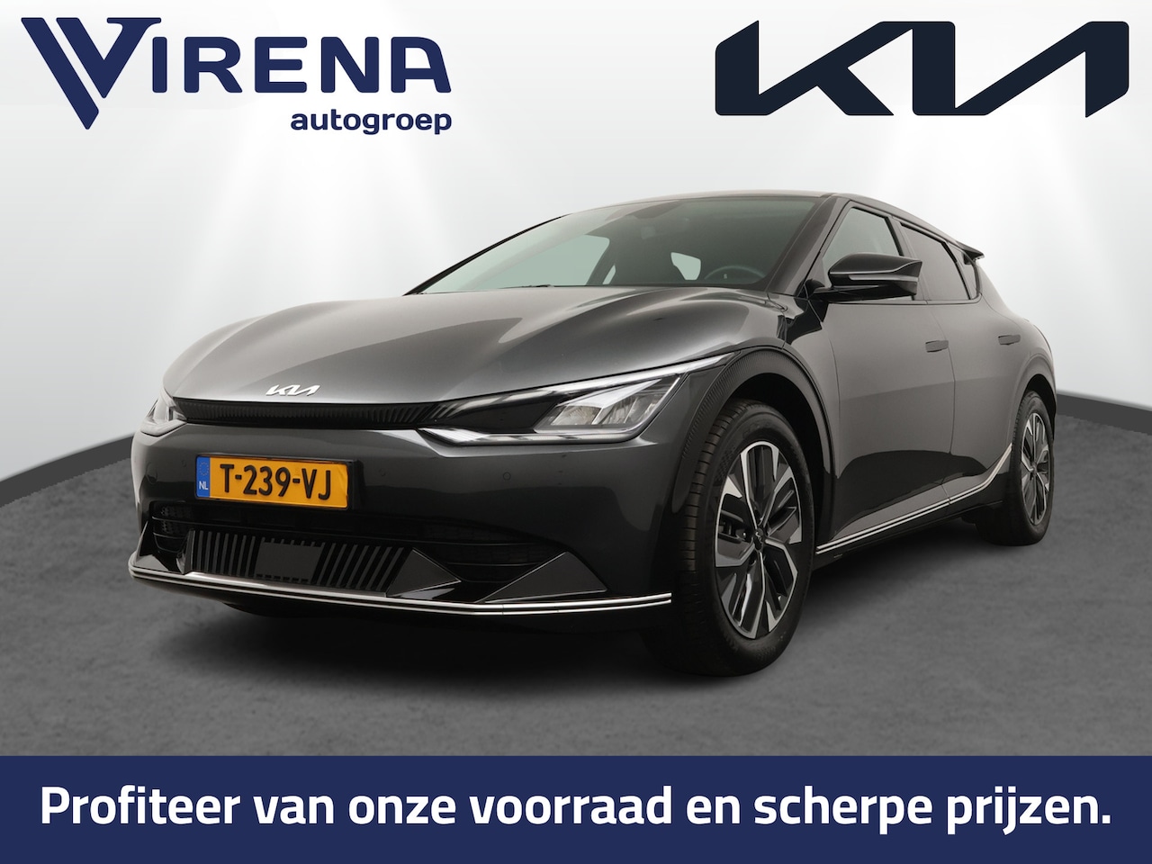 Kia EV6 - Plus AWD 77.4 kWh - SOH 97,2% - Navigatie - Climate Control - LED - Adaptief Cruise Contro - AutoWereld.nl