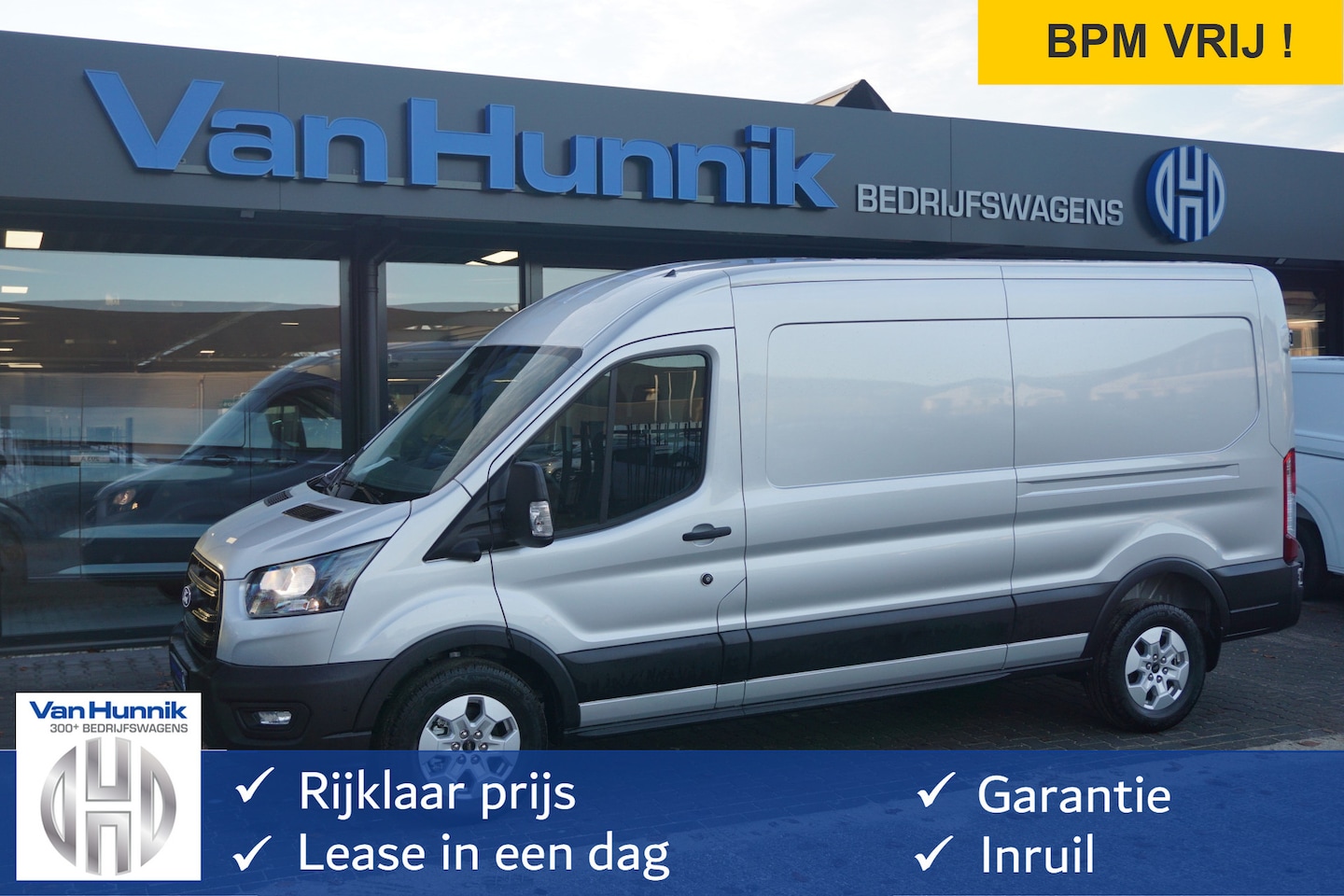 Ford Transit - 350L 130PK AUT L3H2 BPM VRIJ!! Sync4 Navi, 360 Camera, LM Velg, Trekhaak!! NR. A64 - AutoWereld.nl
