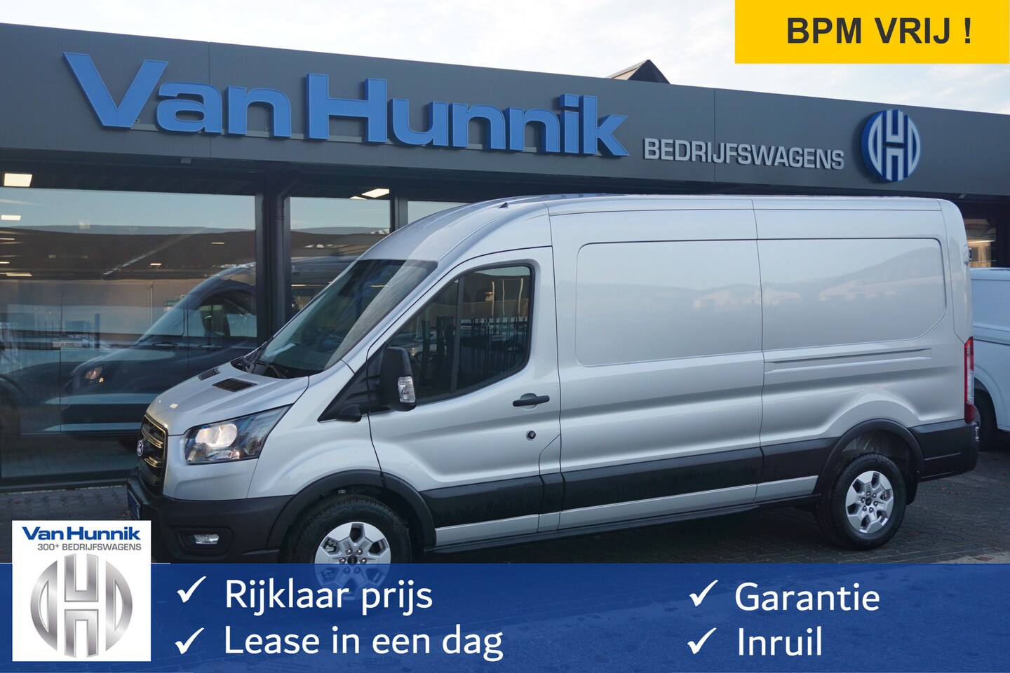 Ford Transit - 350L 130PK AUT L3H2 BPM VRIJ!! Sync4 Navi, 360 Camera, LM Velg, Trekhaak!! NR. A65 - AutoWereld.nl