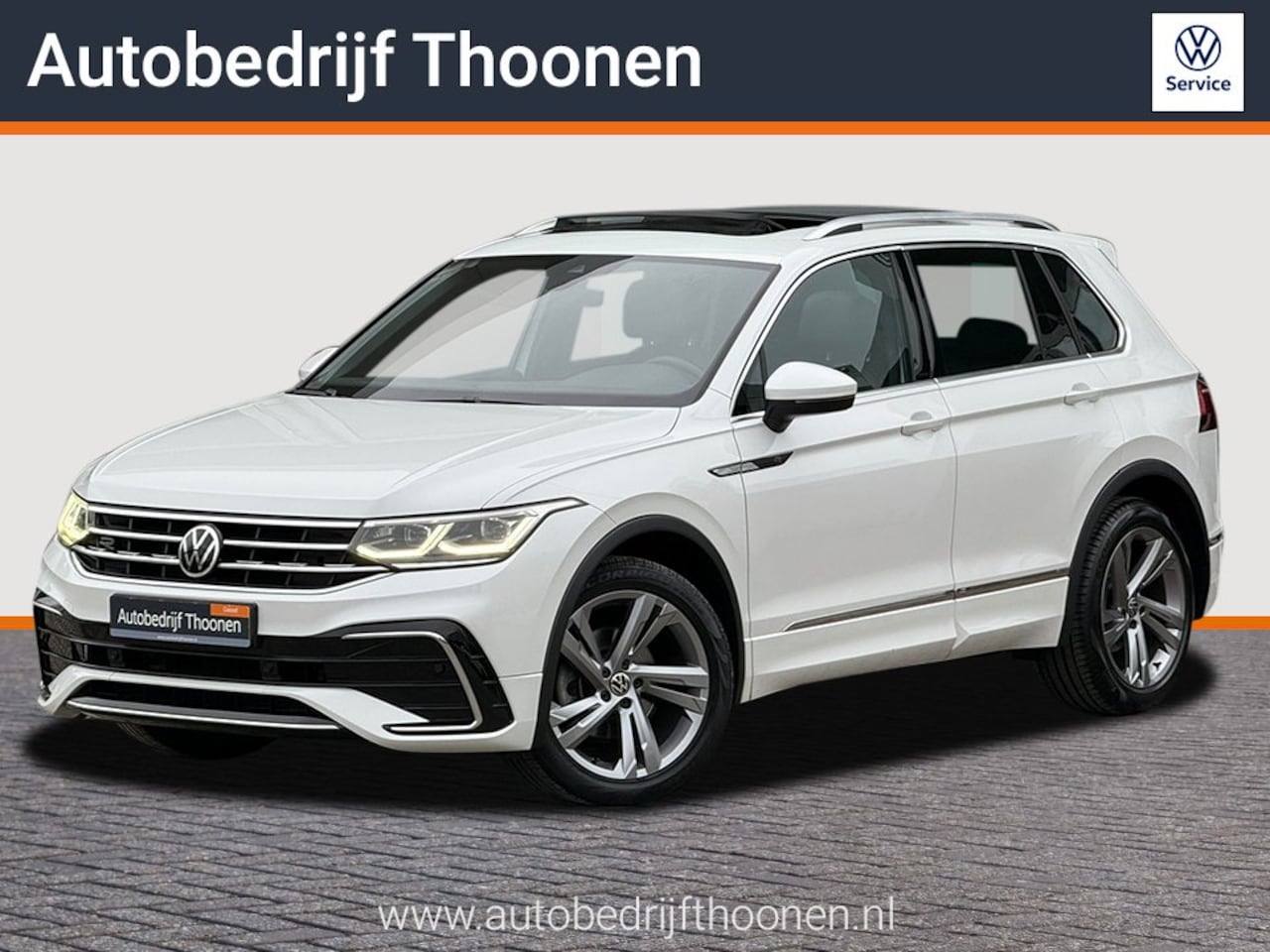 Volkswagen Tiguan - 1.5 TSI R-Line Business+ | Trekhaak | Pano | Leer - AutoWereld.nl