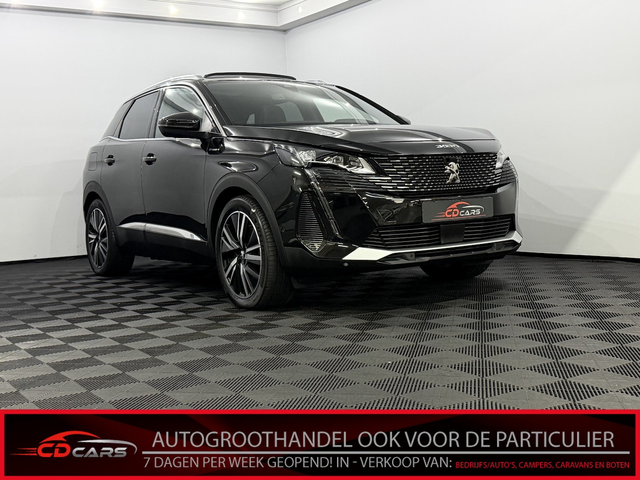 Peugeot 3008 - 1.6 HYbrid4 300 GT Pack Business Panoramadak, 360 Camera, Navi, Keyless start, Rijstrook c - AutoWereld.nl