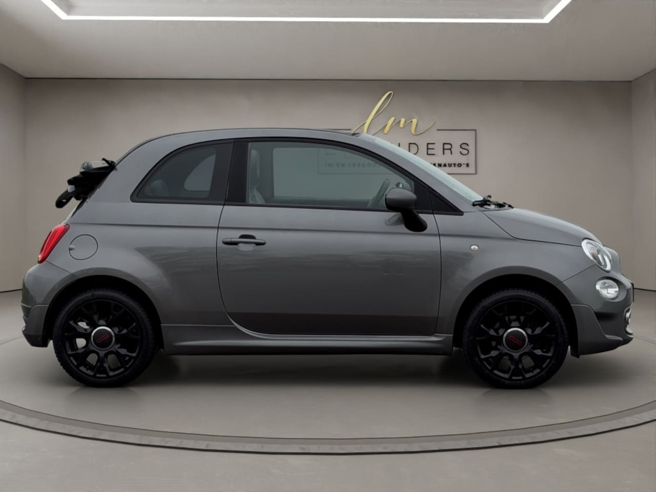 Fiat 500 C - 1.2 Sport 2017 GRIJS | Cabriolet | TomTom Navigatie - AutoWereld.nl