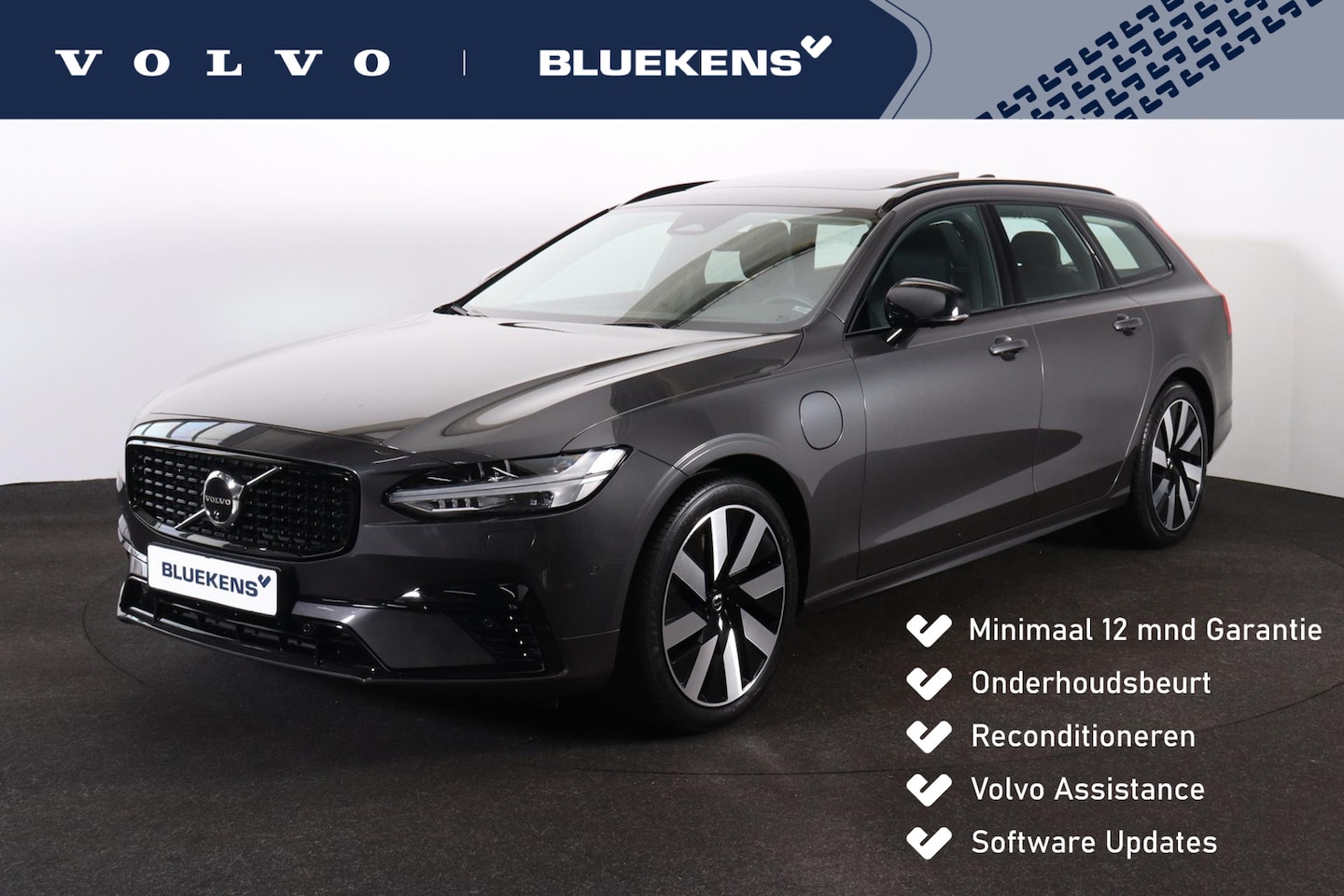 Volvo V90 - T6 Recharge AWD Ultra Dark - AutoWereld.nl