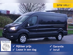 Ford Transit - 350L L3H2 Trend 130PK BPM VRIJ Sync4 Navi, Adap. Cruise, 360° Cam, Trekhaak NR. A106