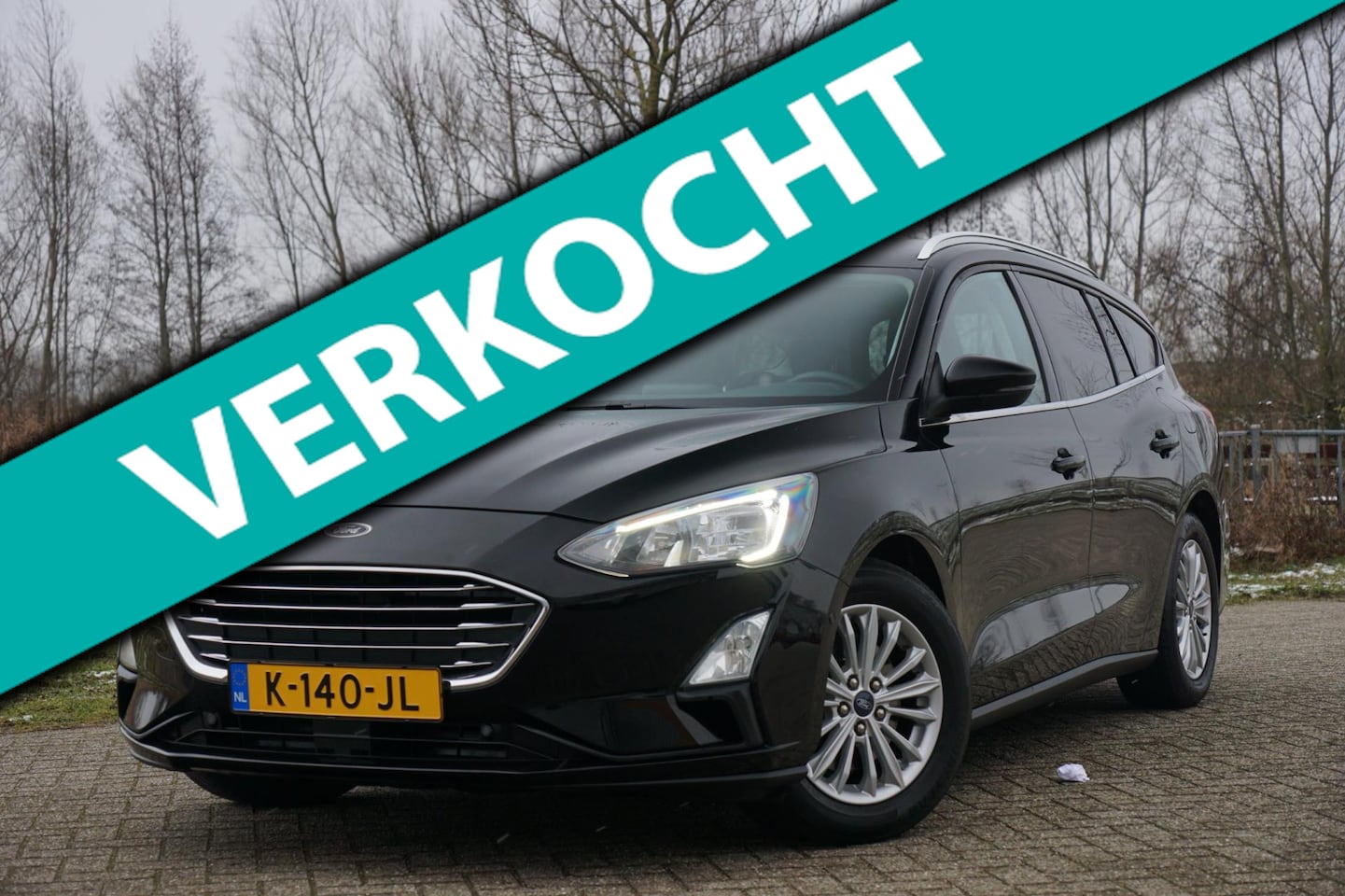 Ford Focus Wagon - 1.0 EcoBoost Hybrid Titanium X Business | Panther Black | Carplay/Navi/LED/Winterpack - Ke - AutoWereld.nl