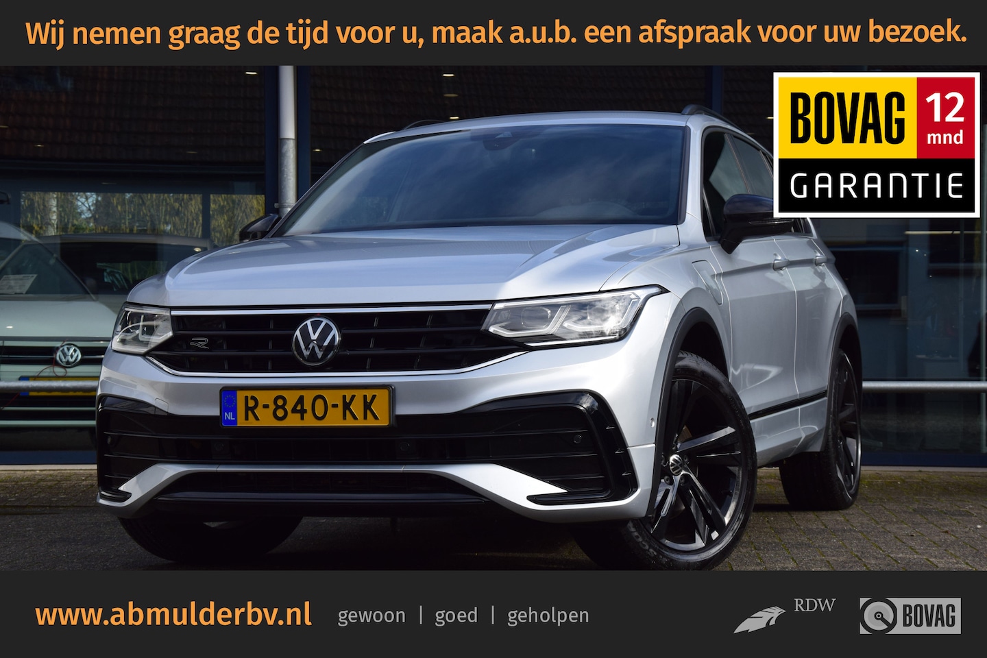 Volkswagen Tiguan - 1.4 TSI 150PK eHybrid R-Line Business+ DSG Automaat PHEV Plug-in Hybride | Org. NL | BOVAG - AutoWereld.nl