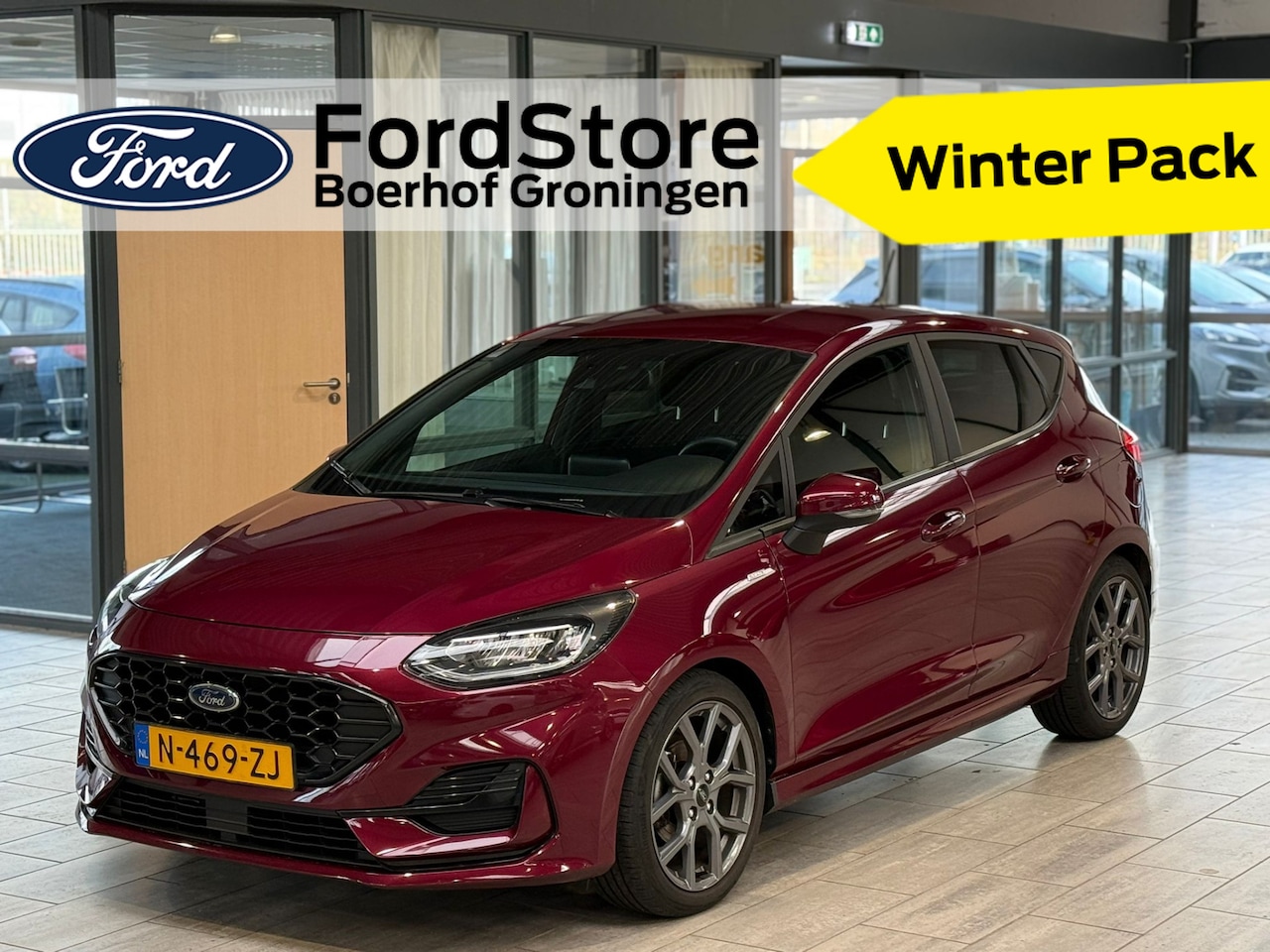 Ford Fiesta - EcoBoost Hybrid 125 pk ST-Line | Winter Pack | LED | Clima | Cruise | 17" | Apple Carplay - AutoWereld.nl