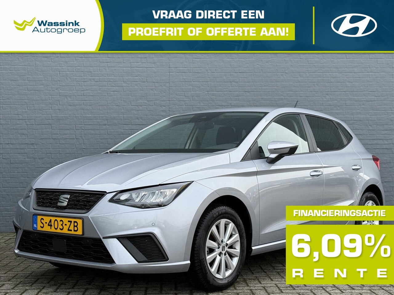 SEAT Ibiza - 1.0 EcoTSI 95pk Style Business Connect I Navigatiepack | All Season Banden | Cruise Contro - AutoWereld.nl