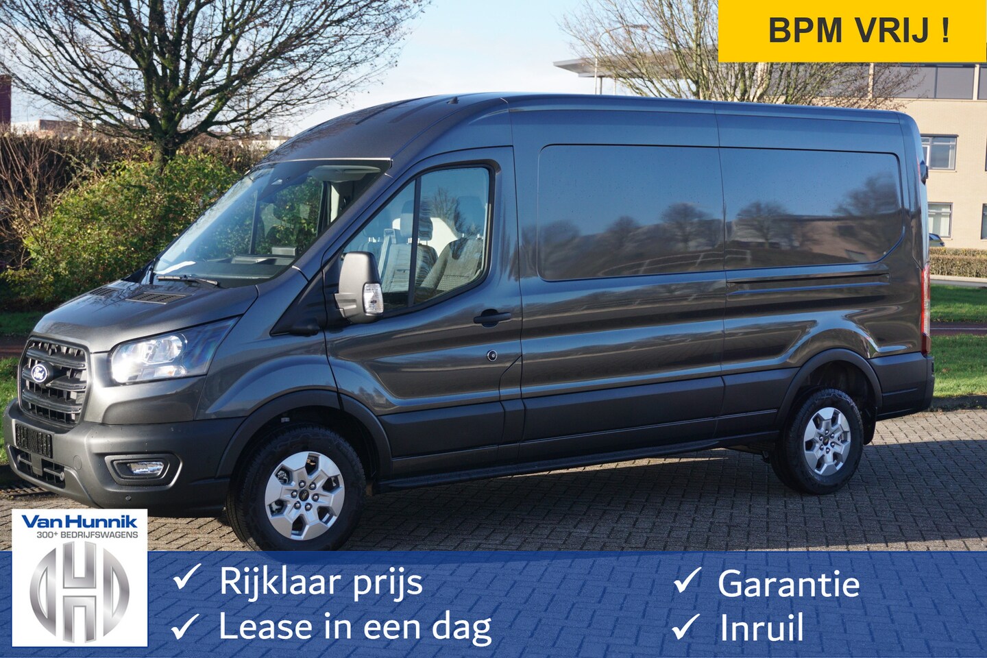 Ford Transit - 350L 130PK AUT L3H2 BPM VRIJ!! Sync4 Navi, 360 Camera, LM Velg, Trekhaak!! NR. A96 - AutoWereld.nl