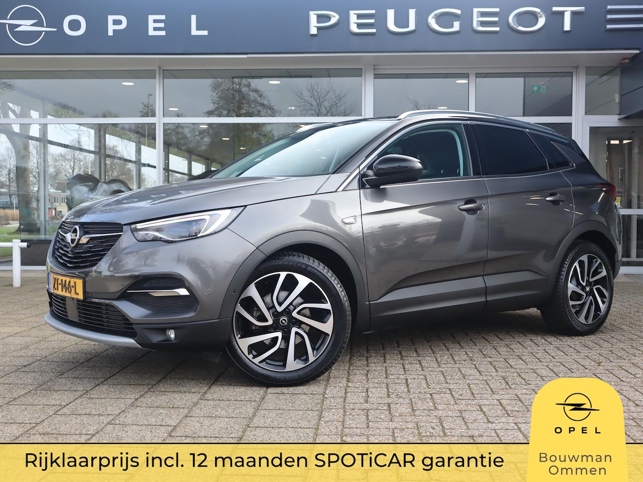 Opel Grandland X - 1.6 Turbo 180PK S&S Automaat Ultimate, Rijklaarprijs, Leder Trekhaak afn. Camera voor en a - AutoWereld.nl