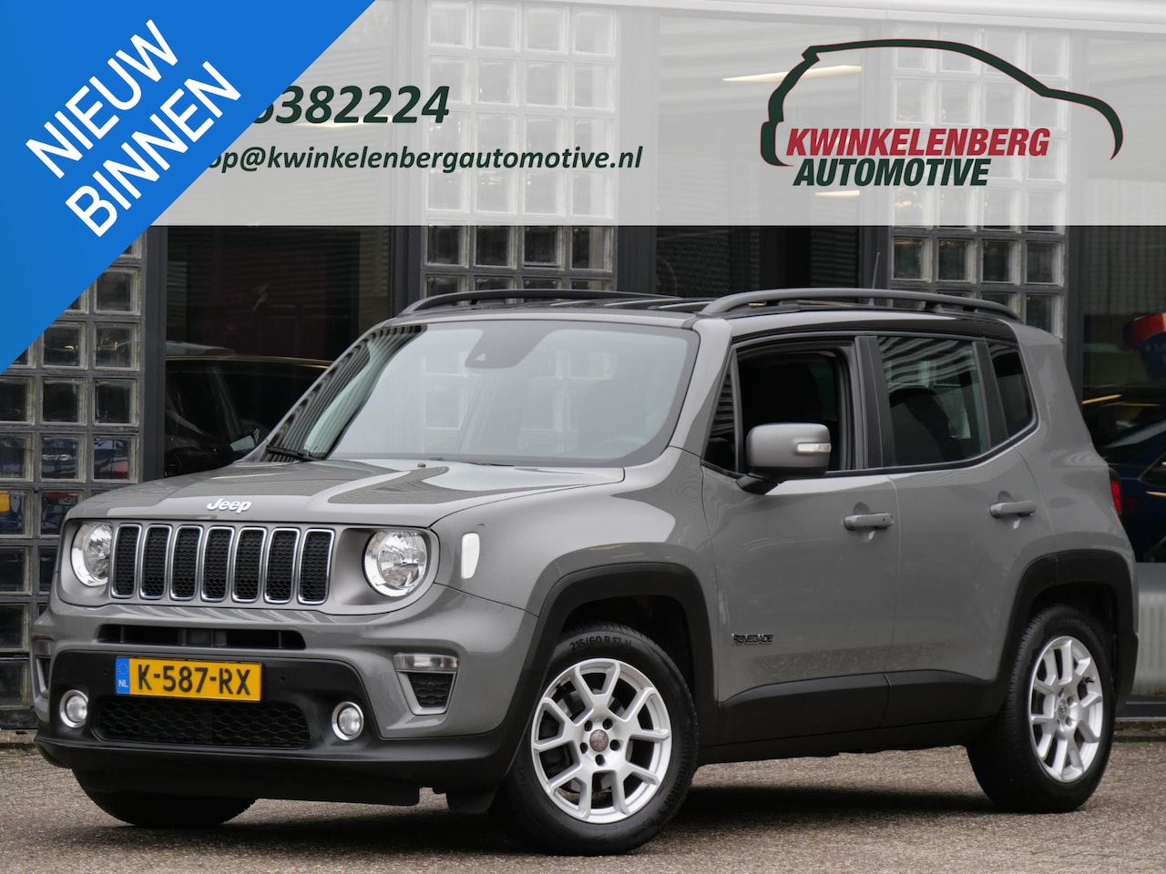 Jeep Renegade - 1.3T LIMITED/ AFN. TREKHAAK/ CARPLAY/ PDC V+A/ ALL-SEASON BANDEN - AutoWereld.nl