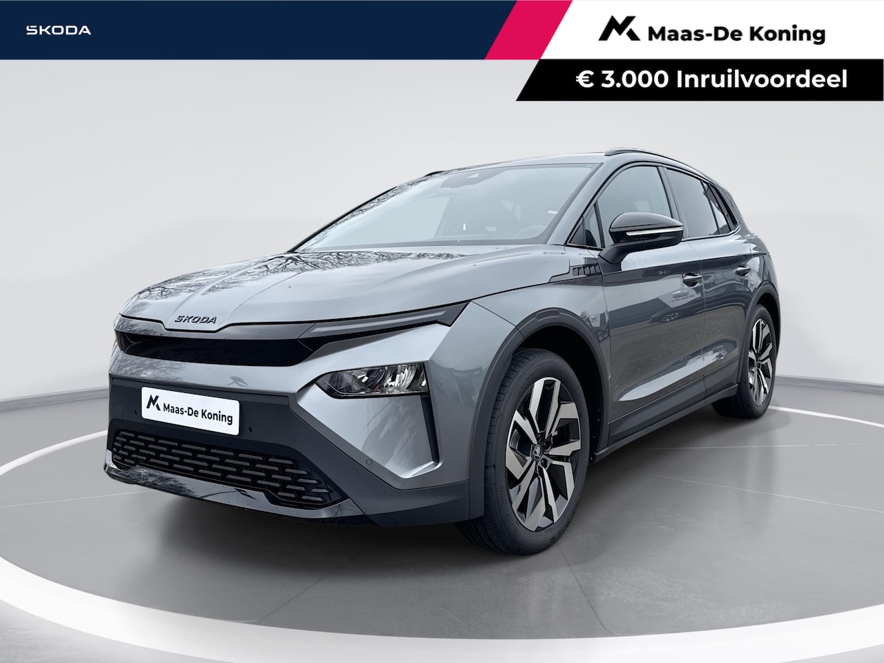 Skoda Elroq - 60 Sportline | Graphite Grey | 20 inch Vega Velgen | Private lease v.a. €481,- p/m | €3000 - AutoWereld.nl