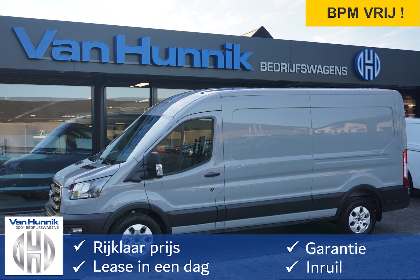 Ford Transit - 350L L3H2 Trend AUT-10 RWD 165PK BPM VRIJ 3.5T Trekhaak, Navi, Adap. Cruise, 360° Cam!! NR - AutoWereld.nl