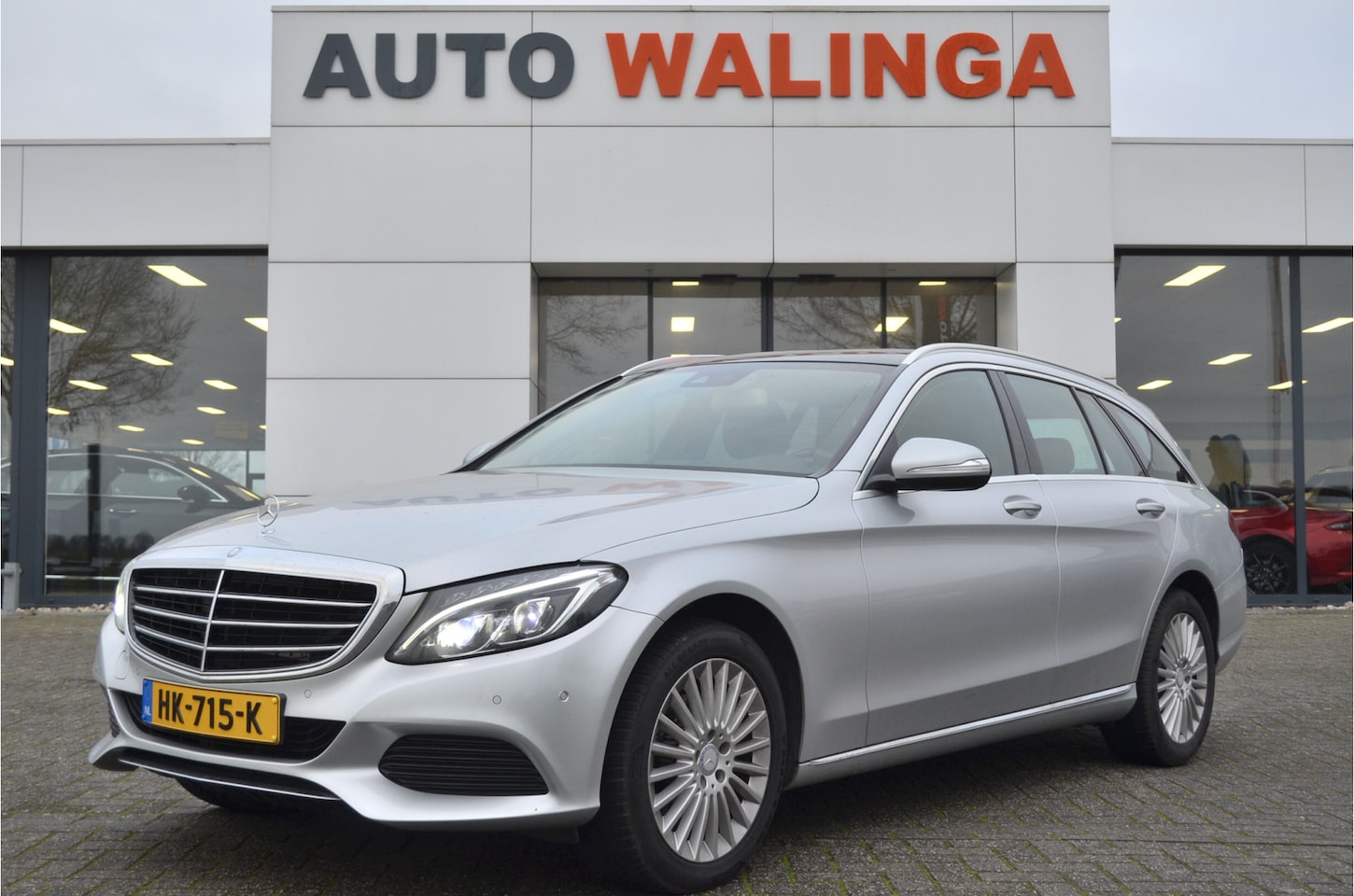 Mercedes-Benz C-klasse Estate - 180 Panoramadak Camera Stoelverw. dodehoek-assistent Spoorassistent Trekhaak - AutoWereld.nl