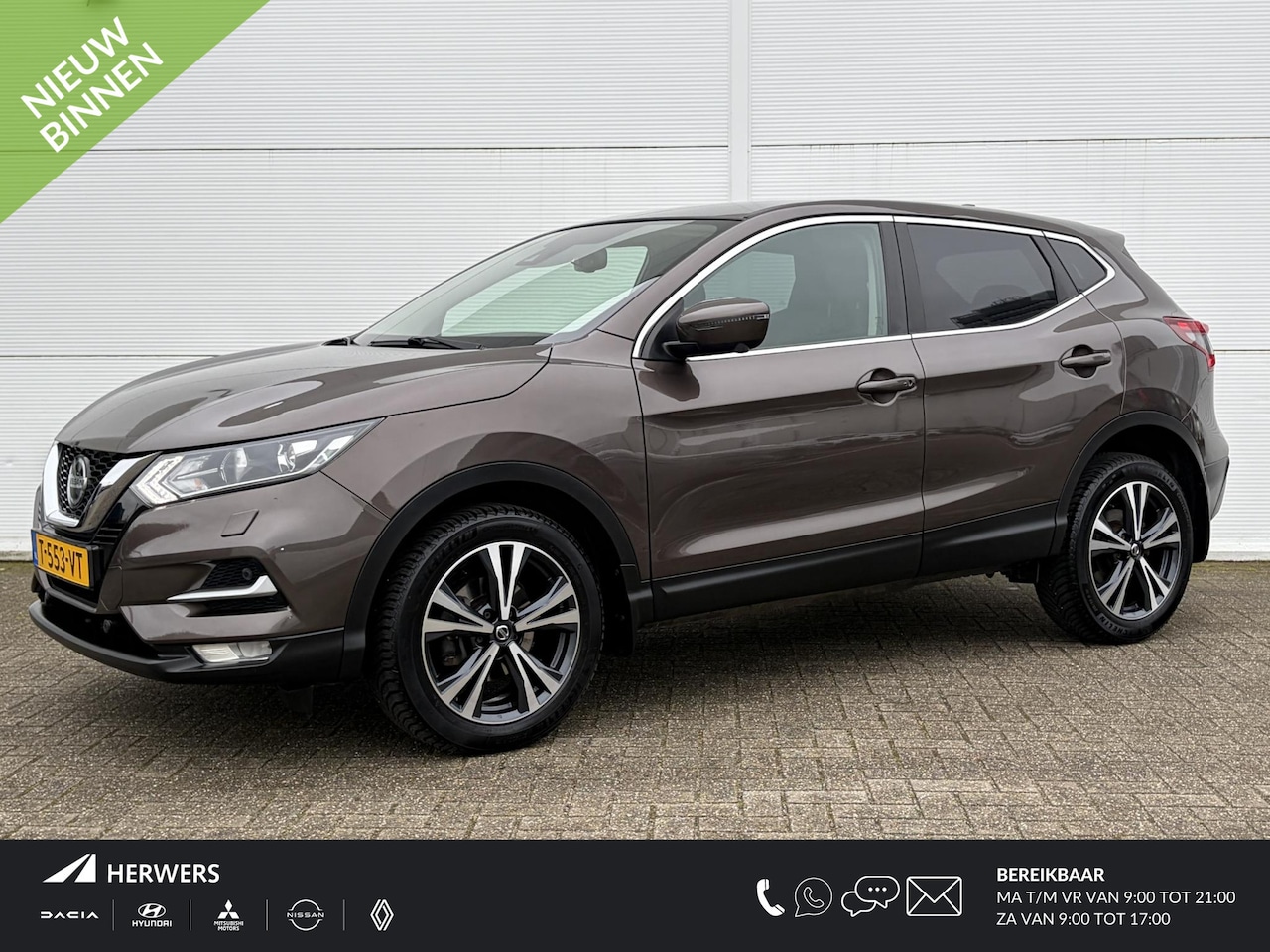 Nissan Qashqai - 1.3 DIG-T N-Connecta / Airco (automatisch) / Apple Carplay/Android Auto / Lichtmetalen vel - AutoWereld.nl