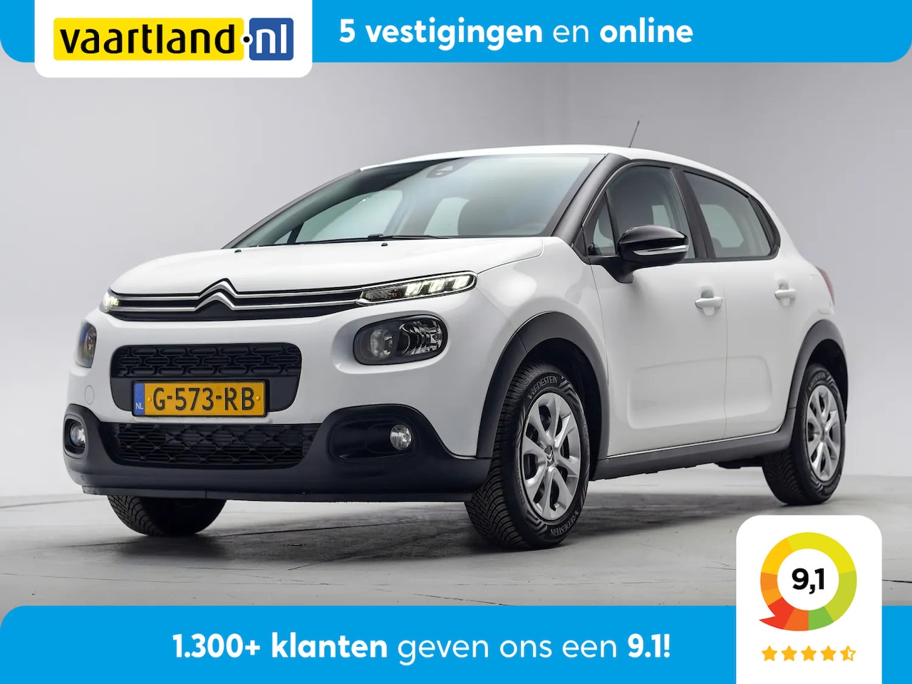 Citroën C3 - 1.2 PT S&S Feel[Airco LED dagrijverlichting Cruise Control] - AutoWereld.nl