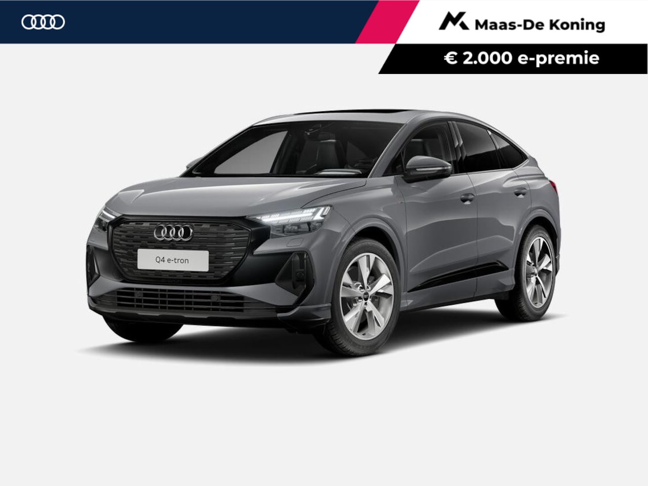 Audi Q4 Sportback e-tron - 40 S Edition 204 PK · Trekhaak elek. wegklapbaar · Stuurverwarming · Glazen panoramadak - AutoWereld.nl
