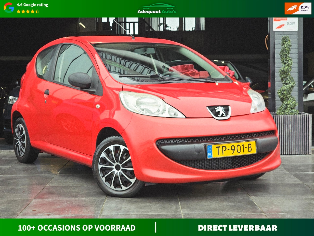 Peugeot 107 - 1.0-12V XR|APK|AUX - AutoWereld.nl